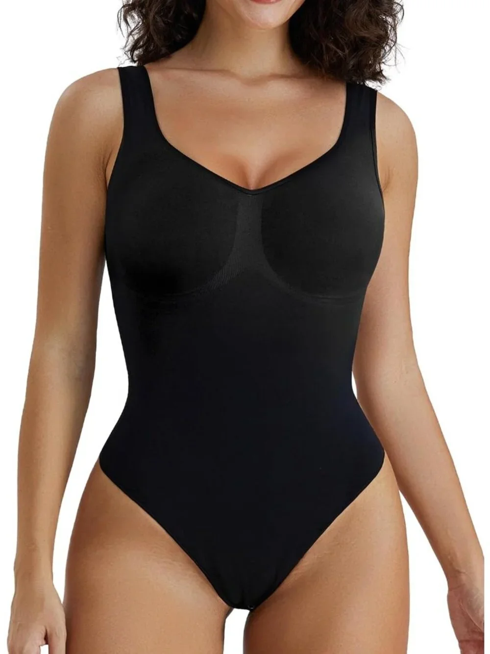 Wacoal Black Bodysuit Shaper Shapewear 836275 Women Size 34